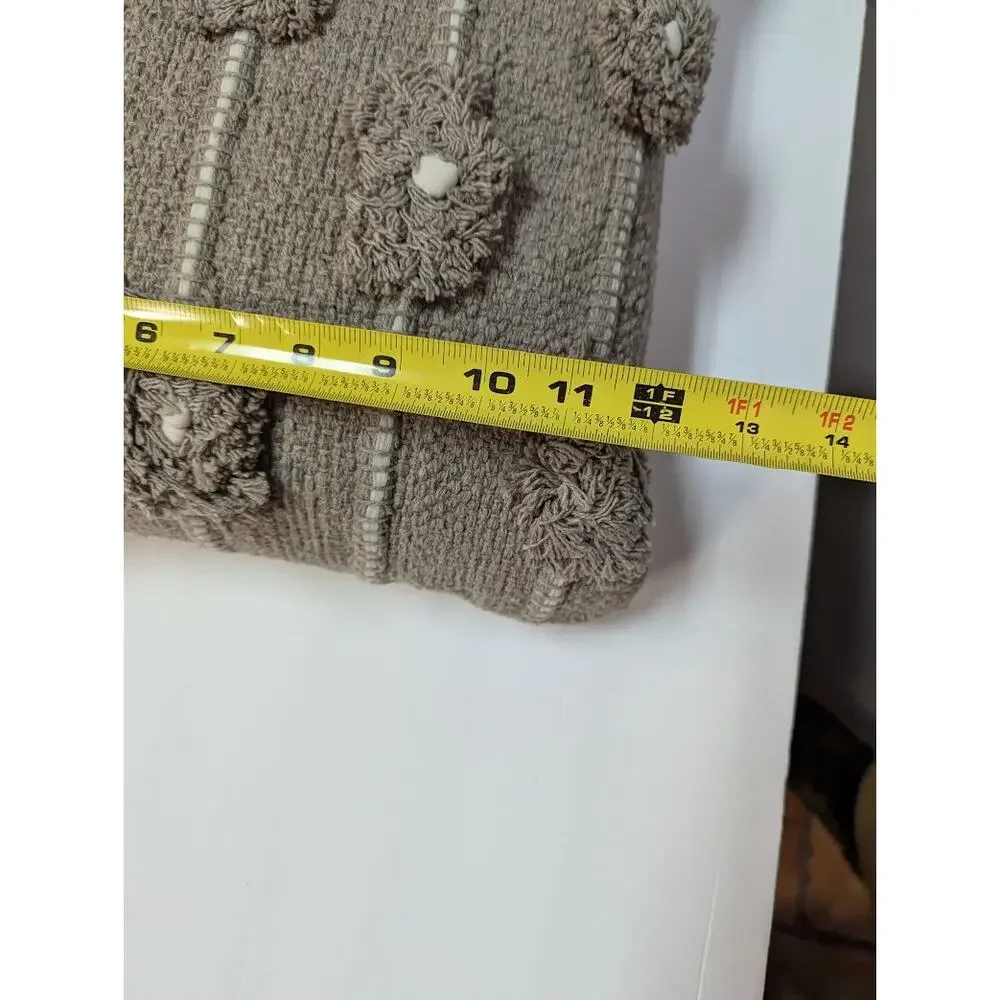Pom Pom at Home Lola Hand woven New $126.00 Linen Pillow 12